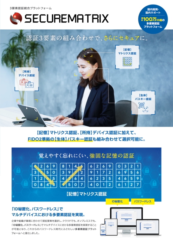 SECUREMATRIX V13 パンフレット